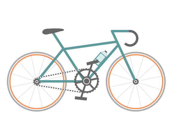利用纯CSS3实现动态的自行车特效源码